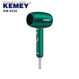 Hair Dryers KEMEI Km-8228 Factory Direct Sales Negative Ion Hot And Cold Air Conditioning Silent Hair Care Professional Salon Hair Dryer Q240109