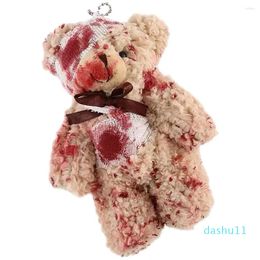 Keychains Disabled Bear Keychain Ghost Decor Gift Cotton Decoracion Interior