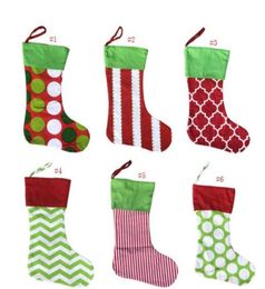 New Designs Christmas Stocking Embroidered Personalized Stocking Gift Bag Xmas Tree Candy Ornament Family Holidaytocking SN12611525376