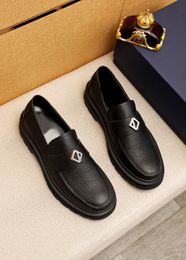 2024 Men Dress Shoes Autumn Genuine Leather Office Oxfords Male Brand Moccasins Comfortable Slip On Party Fashion Shoes Size 38-45