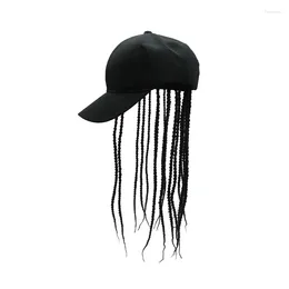 Berets Unisex Wig Hair Dreadlocks Cap Braid Sun Visor Hats Novelty Party Birthday Hippie Hat Funny Costume Gag Halloween Hip Hop Gorro