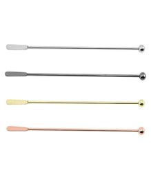 Bar Tools Stainless Steel Coffee Beverage Stirrers Stir Cocktail Drink Swizzle Stick with Small Rectangular Paddles XBJK22038399440