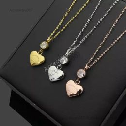 designer jewelry necklace 2023 New Brand T Necklace Luxury Single Diamond Necklace Heart Necklace Fashion Women High Quality Designer Necklace Jewelry