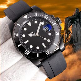 Mens/Womens Watches luminous watch 40mm Watch 904L Stainless Steel Blue Black Ceramic Sapphire glass Super luminous WristWatches montre de luxe gifts