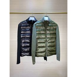 D bolso duplo zip malha jaqueta masculina frança marca casaco primavera e outono jaquetas tamanho M--XL