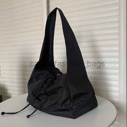 Shoulder Bags Women Bag New Nylon Bucket Fashion Solid Zipper SOFT Shoulder Bag Purses and Handbags Luxury Designer Black Tote Bag catlin_fashion_bags