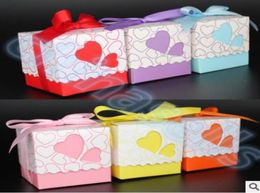 love hearts wedding candy box marriage charm shower favor candy boxes wedding party gift hold bag with ribbon9376493