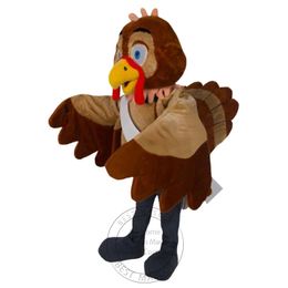 Halloween Lovely Lightweight Turkey mascot Costume for Party Cartoon Character Mascot Sale free shipping support customization