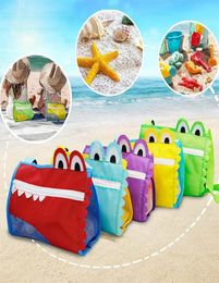 2320cm Children Crocodile Beach Shell Bag Large Capacity Bags Threedimensional Shells Handlebag Kids Seashell Mesh Bag C05039109599