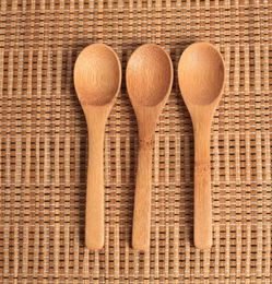 Wooden Jam Spooning Baby Honey Spoon Coffee Spoons Delicate Kitchen Using Condiment Small 1283cm2718094