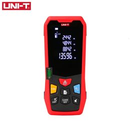 UNIT Handheld Laser Rangefinder Distance Metre 40M 50M 60M 80M Medidor Tape Build Measure Device Electronic Ruler 240109