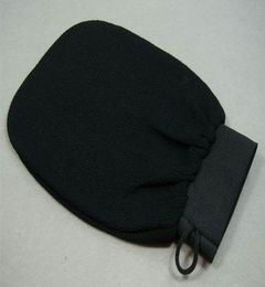 Whole 50pcslot hammam scrub mitt magic peeling glove exfoliating bath glove brown black morocco scrub glove4427389