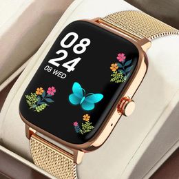 Watches 2022 Women Smart Watch Men 1.69" Colour Screen Full Touch Fitness Tracker Bluetooth Call Smart Clock Ladies Watch for Android IOS