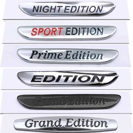 1 Pcs ABS EDITION 1 Night Edition C300 C200 260 GLA CLA E S TURBO Car Badge Stickers TRUNK Body Emblem for Mercedes Benz AMG