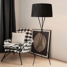 Floor Lamps Nordic Minimalist Modern Lamp Living Room Bedroom Bedside Sofa Creative Remote Control Tripod