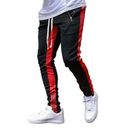 Pants Spring/Autumn Men's Casual Sports Pants Euro American Style Double Pocket Zipper Jogging Trousers