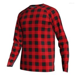 Racing Jackets Long Sleeve Cycling Top Road Bike Shirt MTB Clothes Bicycle Wear Protection Plaid Jersey Racer Sport Fit Motocross Run Clot
