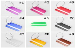 Aluminium Alloy Luggage Tags Travel Luggage Name ID Address Tags Luggages Consignment ID Card Travel Business Trip Accessories HHA68894066