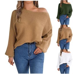 Women's Sweaters Warm And Cosy Lady Clothing 2024 Arrivals Fashion Casual Solid Round Neck Long Sleeve Autumn Winter Sweater Top