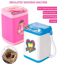 Three Colors Washing Machine Mini Brush Automatic Washing Machine Eyelashes Washer For Make Up6954258