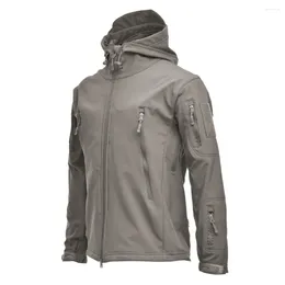 Men's Trench Coats Coat Casual Daily Gift Waterproof Windproof Fashion Outdoor Sport Winter Warm Travel Men Jacket With Hood Solid Soft