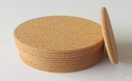 Classic Round Plain Cork Coasters Drink Wine Mats Cork Mat Drink Juice Pad for Wedding Party Gift Favor6791760