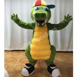 Adult size Cute Dragon Mascot Costumes Cartoon Character Outfit Suit Carnival Adults Size Halloween Christmas Party Carnival Dress suits