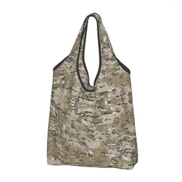 Shopping Bags Multicam Reusable Grocery Foldable 50LB Weight Capacity Camouflage Military Eco Bag Eco-Friendly Lightweight