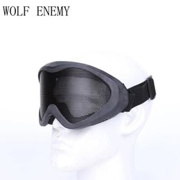 Eyewears UV400 Tactical Mesh Goggles Paintball Mesh Sunglass Airsoft Outdoor Allinclusive Eyes Protective Gears Hunting Accessories
