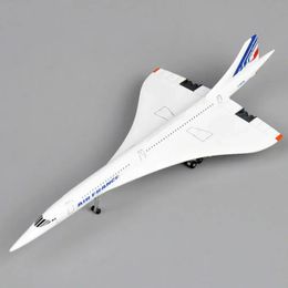 1400 Concorde Air France Aeroplane Model 1976-2003 Airliner Alloy Diecast Air Plane Model Children birthday Gift Toys collection 240108