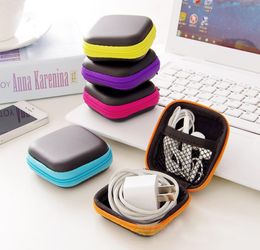 Headphones Earphone Cable Storage Hard Box Case Pouch Bag SD Card Hold Box Whole5191056