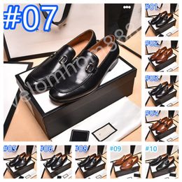 28 Style New Brand Fashion Leather Men Shoes Formal Leather Shoes Men Oxfords Business Designer Dress Shoes Derby Men Wedding Shoes Plus Size 38-46