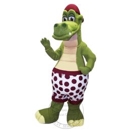 Halloween New Adult Crocodile mascot Costume for Party Cartoon Character Mascot Sale free shipping support customization