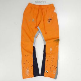 Gall Men's Pants Jeans Galleries Dept Designer Sweatpants Sports 7216b Painted Flare Sweat Pant 8tmu O0MU