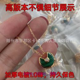 Top Quality Car tires's necklace For women online store gold high version material talisman rose peacock stone plated with 18k for womens coll With Original Box