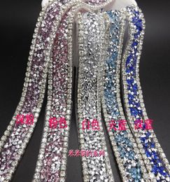 shipwedding crystal rhinestone banding trim2yardslotfancy bridal dress decorative trimwedding cake decorative chain7318394