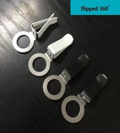 Auto Vent Clips Tool Circular Hole 145mm Metal White Black Colour DIY Automotive Perfume Clip Decorative Car Vents Clamps Accessor5520998