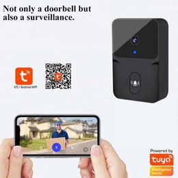 Tuya Video Doorbell WiFi Wireless Outdoor DoorBell IR Night Vision Camera For IOS Android Phone Smart Home Monitor Security