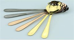 Stainless Spoons Silverware Spoon Sugar Steel KKA8123 For Colors Coffee Tea Cutlery Tea Skull 3 Tea Spoon 2062 V28182498