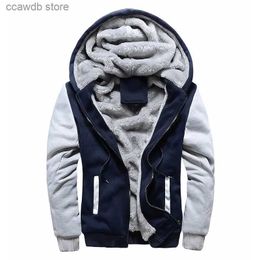 Men's Jackets Men's Jacket Camouflage Thicken Winter Jackets for Men Fleece Long Sleeve Coat Man Casual Hoodies Streetwear Men's Coats T240109