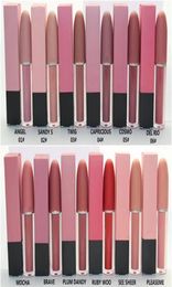 New Makeup Lip cosmetics Selena Christmas limited edition bullet lipstick Lustre Lip Gloss 12 Colours DHL 3155399