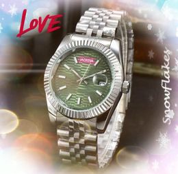 Men's Luxury Automatic Watch Women Fine Stainless Steel Swimming Clock Luxury Fashion Mens Japan Quartz Movement Gold Silver Leisure Bracelet Wristwatch Gifts