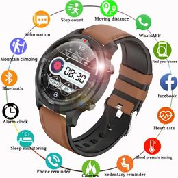 Watches 2022New Bluetooth Call Smart Watch Men Custom Dial Dynamic heart Rate Local Music Playback Sports Waterproof Smartwatch Man +Box