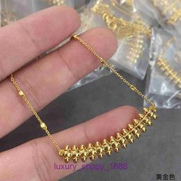 Fashion Designer Car tires's Classic Necklace Women's Gold Plated Bullet High Edition Dynamic Hot Selling With Original Box