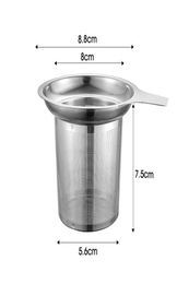 Reusable Stainless Steel Mesh Tea Infuser Tea Strainer Teapot Tea Leaf Spice Philtre Drinkware Kitchen Accessories Customizable5258017