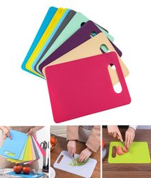 Nonslip Kitchen Plastic Vegetable Fruits Bread Cutting Board Outdoor Camping Food Cutting Board Kitchen Tool Chopping Blocks5002983