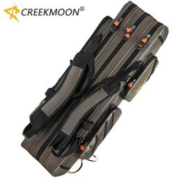 Outdoor Bags Multifunctional Hard Spinning Fishing Rod Bag 2/3/4 Layers 80CM-130CM Fishing Tackle Bags 1680D Oxford Reel Gear Storage Case