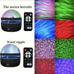 1pc Bring The Wonders Of The Northern Lights To Your Bedroom With The LED Aurora Night Light Projector