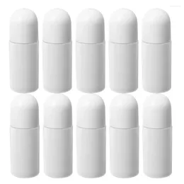 Storage Bottles 10 Pcs Bottled Portable Roller-on Containers Essential Oil Empty Small Plastic Cajas De Plastico Para Organizar