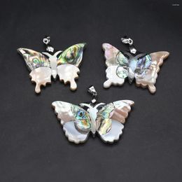 Charms Natural Freshwater Shells Abalone Butterfly Shaped Pendants Jewellery Making DIY Necklaces Earrings Exquisite Accessories